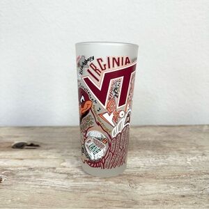 Virginia Tech Hokies Glass Tumbler by Catstudio 2015